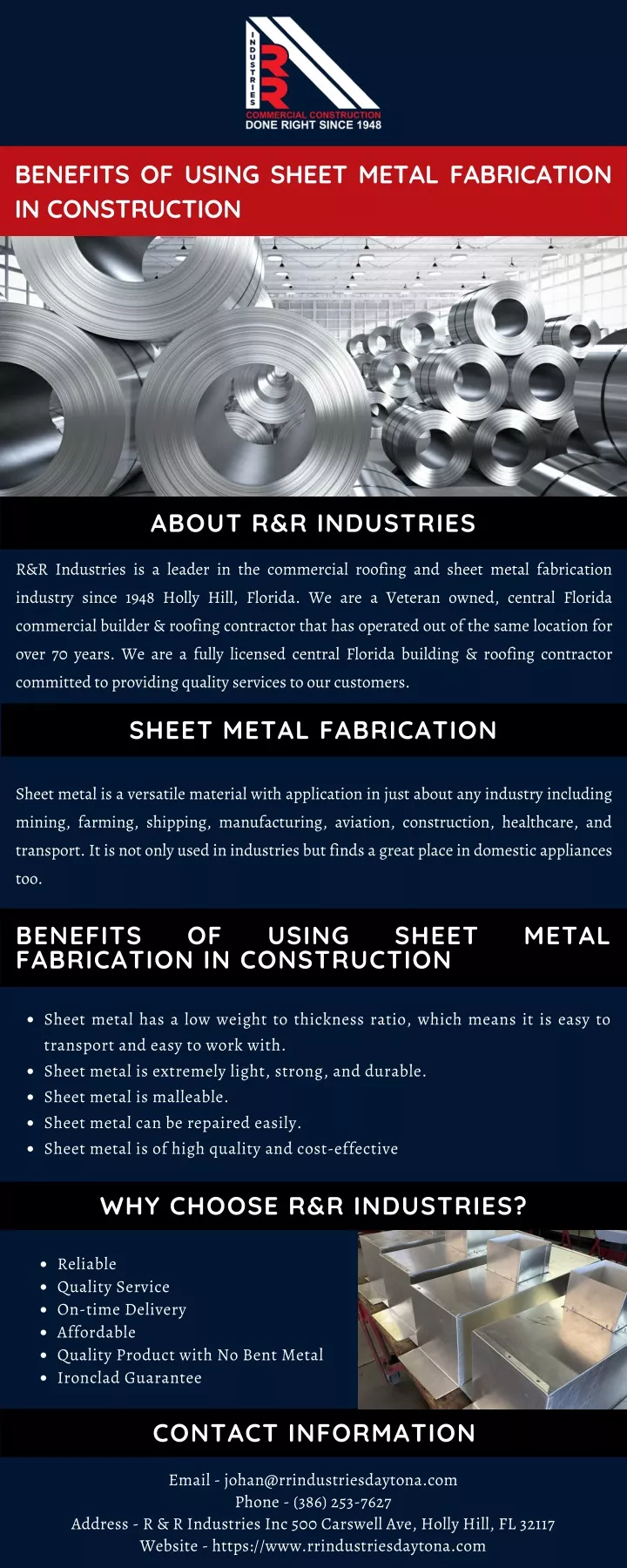 benefits of using sheet metal fabrication