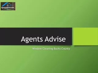 Window Cleaning Bucks County
