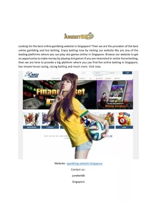 looking for the best online gambling website