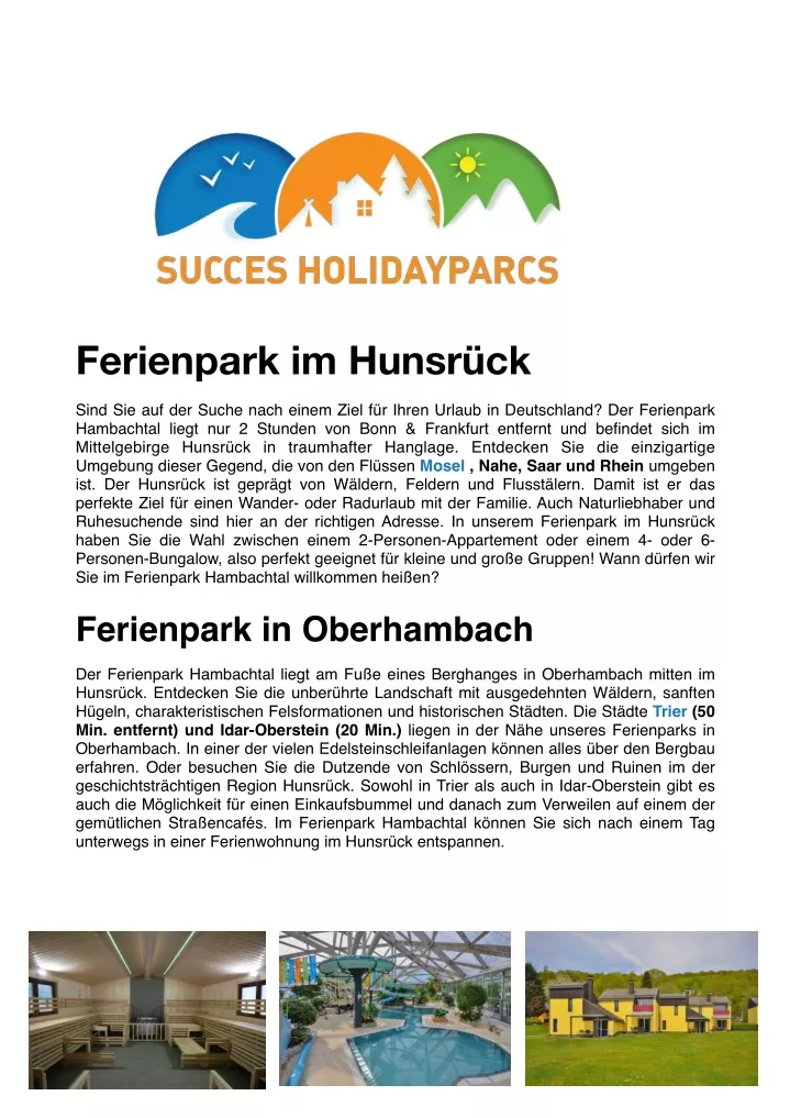 ferienpark im hunsr ck