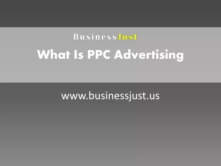 what is ppc advertising