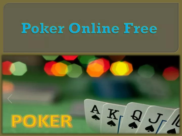 poker online free