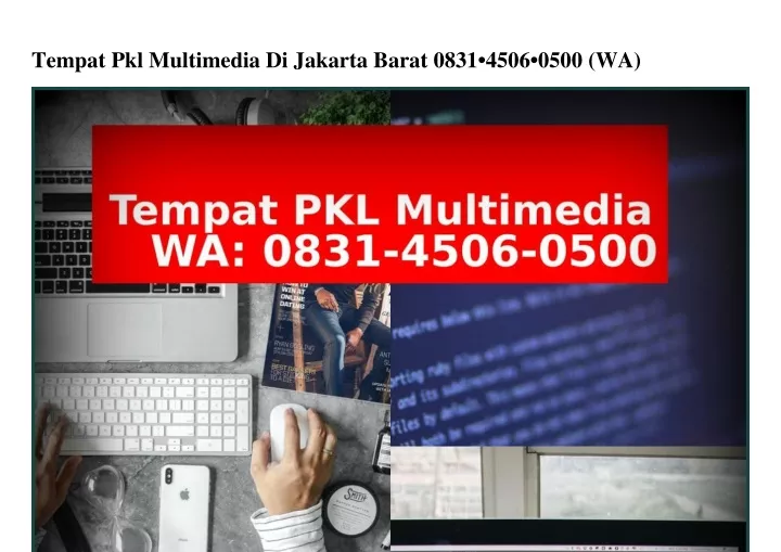 tempat pkl multimedia di jakarta barat 0831 4506