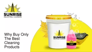 why buy only the best cleaning products