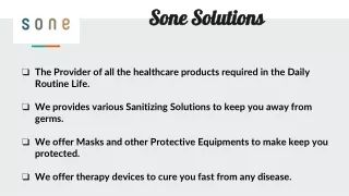 Sone Solutions- Your Prefect Presonal Appliance Pratner.