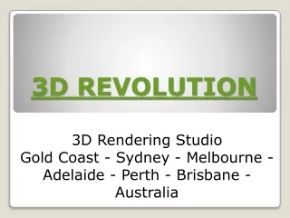 Affordable High Quality 3D Rendering Services