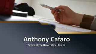 Anthony Cafaro_Senior at The University of Tampa