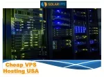 Cheap VPS Hosting USA - slide 1