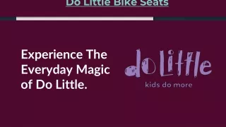 Do Little Bike Seats