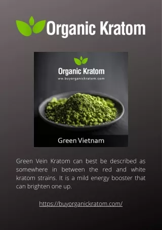 High Quality Organic Kraton For Pain Relief