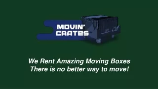 Reusable Moving Crates - Movin' Crates
