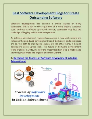 best software development blogs for create