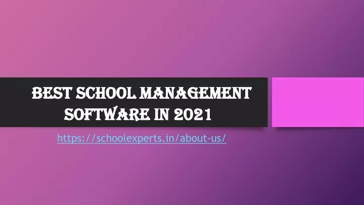 best school management software in 2021