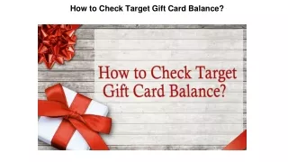 how to check target gift card balance