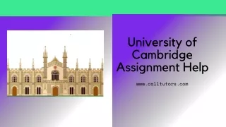 university of cambridge assignment help