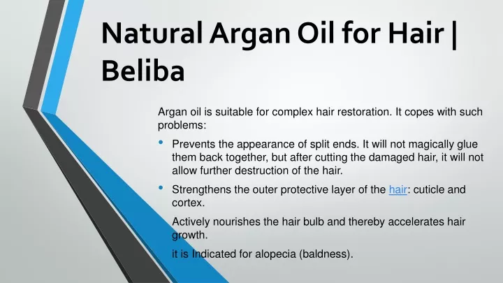 natural argan oil for hair beliba