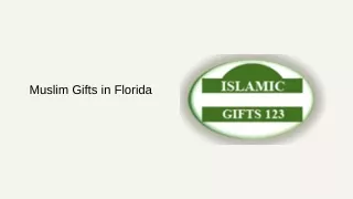 Best Muslim Gifts in Florida (FL)