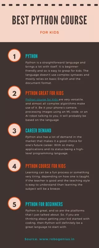 Best Python Course For Kids