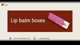 lip balm boxes