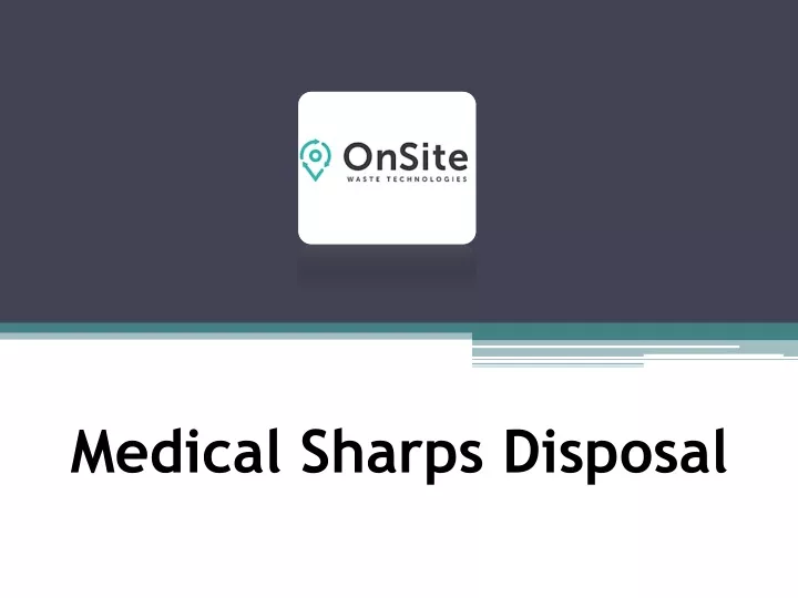 medical sharps disposal