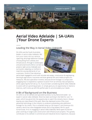 Aerial Video Adelaide