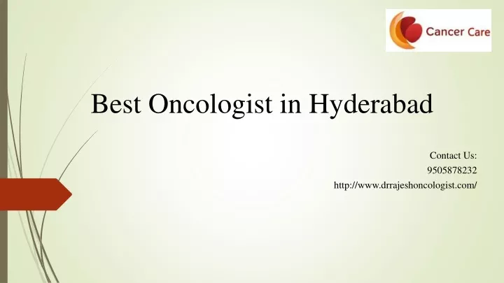 best oncologist in hyderabad