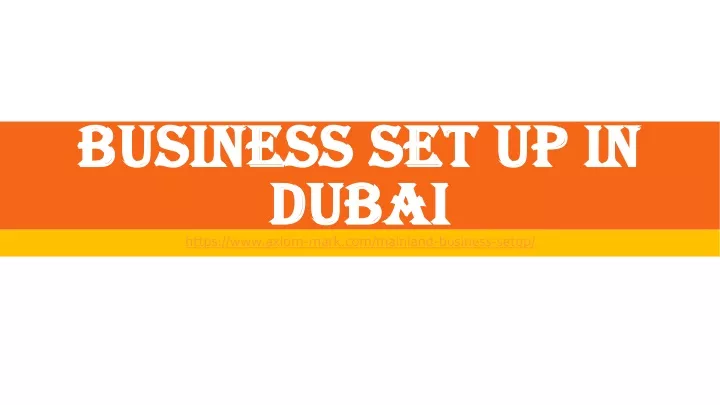 business set up in dubai
