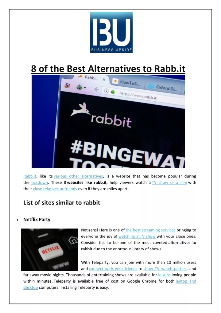 8 of the best alternatives to rabb it
