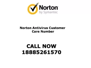 Norton Antivirus Customer Care Number 18885261570