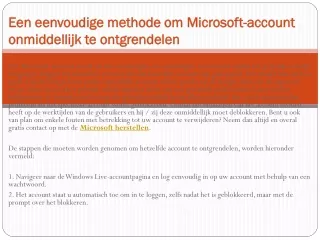 Microsoft wachtwoord vergeten Online tijdbesparende serviceprovider