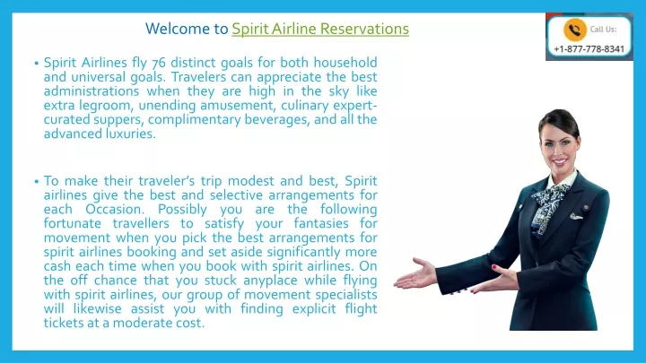 welcome to spirit airline reservations
