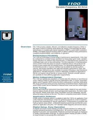 variable frequency ac drive 1100
