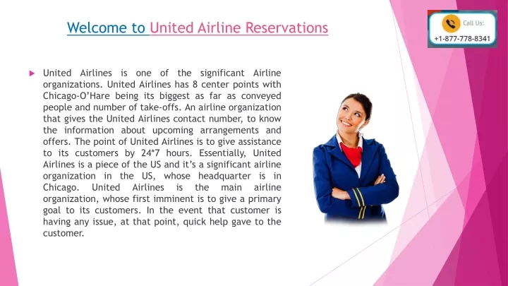 welcome to united airline reservations