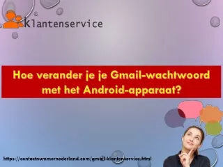 Hoe verander je je Gmail-wachtwoord met het Android-apparaat?