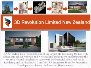 3D Rendering Services in New Zealand