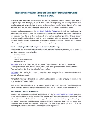 360quadrants releases the latest ranking for best