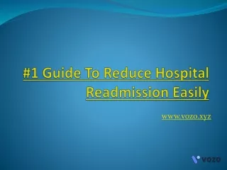 1 guide to reduce hospital readmission easily