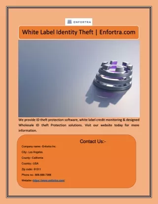 white label identity theft enfortra com