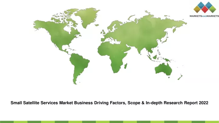 small satellite services market business driving