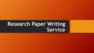 research paper writing service