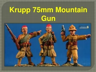 Krupp 75mm Mountain Gun