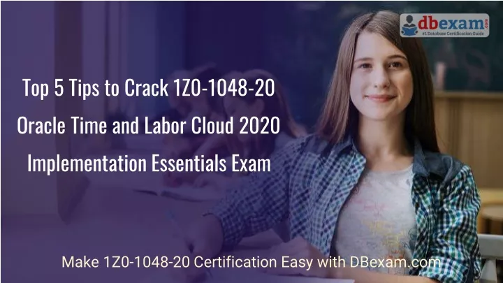 top 5 tips to crack 1z0 1048 20 oracle time