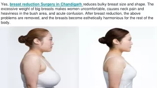 breast reduction Surgery in Chandigarh