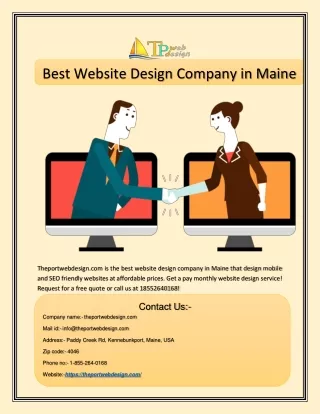 best website design company in maine