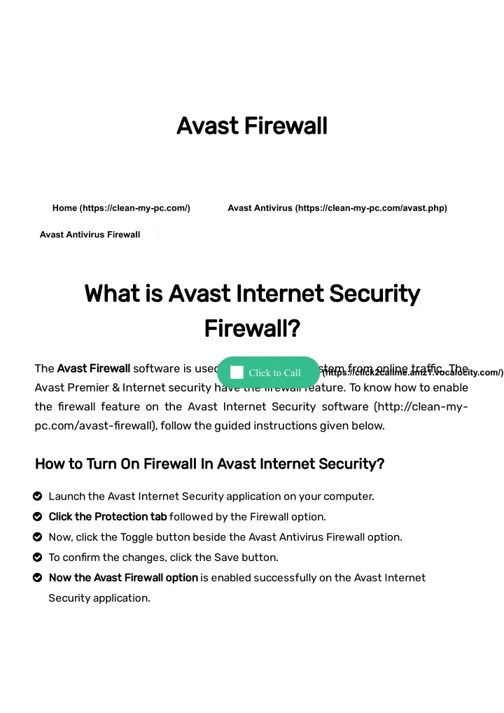 avast firewall