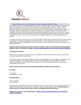 the global mobile credit card processing software