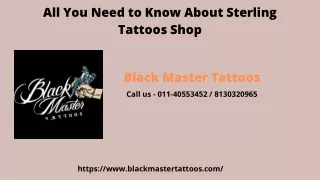 All You Need to Know About Sterling Tattoos Shop