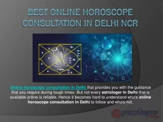 Best Online Horoscope Consultation in Delhi NCR