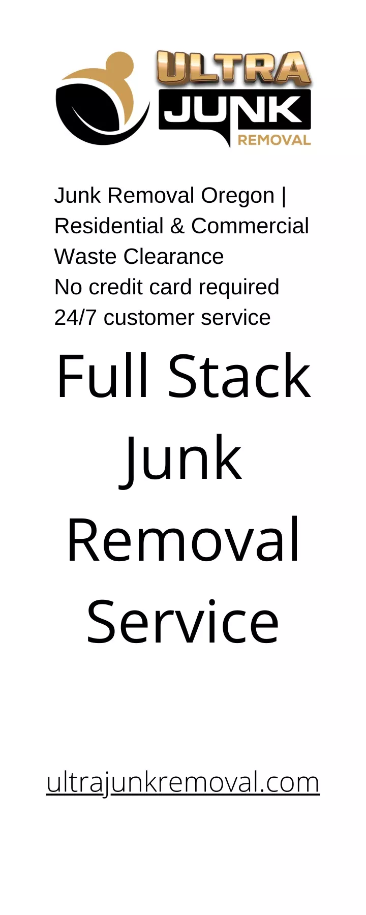 junk removal oregon residential commercial waste