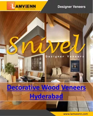 Decorative Wood Veneers Hyderabad